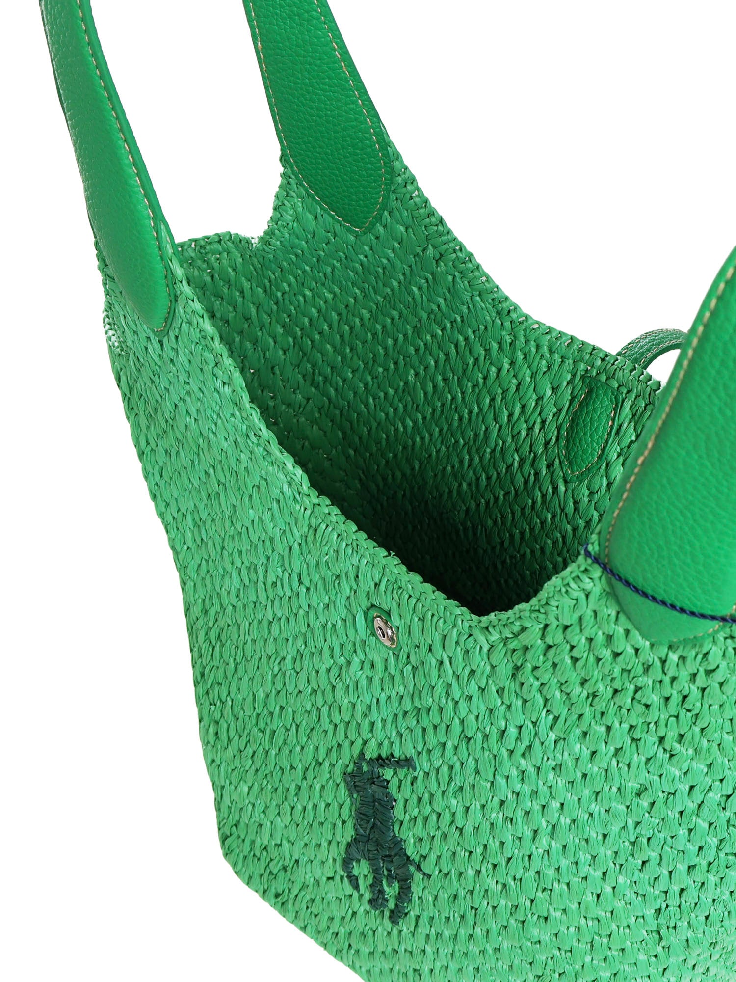 Polo Ralph Lauren Bags Green Viscose/raffia