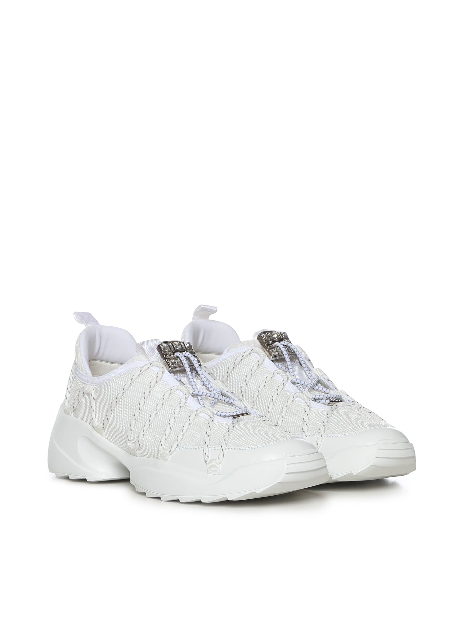 Roger Vivier Sneakers White Polyester/leather