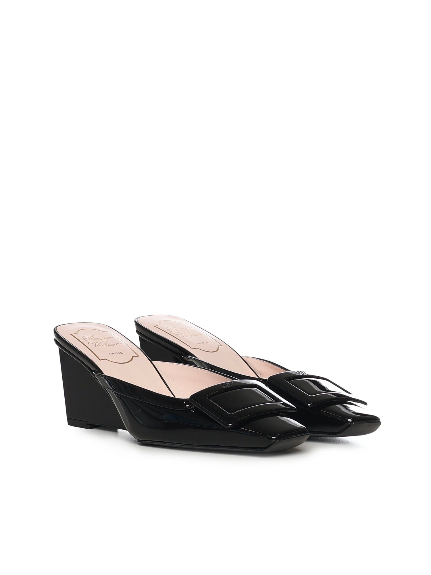 Roger Vivier Sandals Black Calfskin