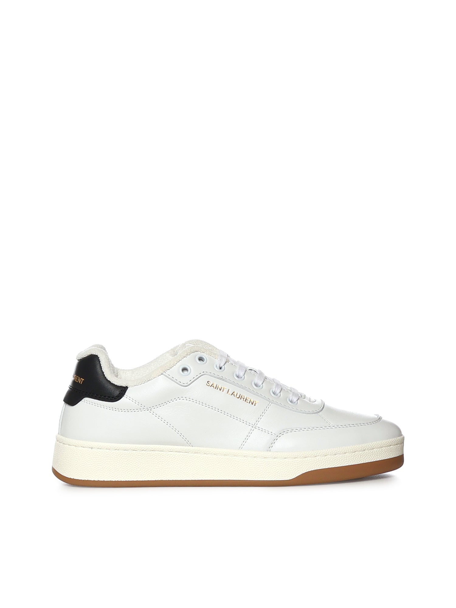 Saint Laurent Sneakers Optical White/black Calfskin