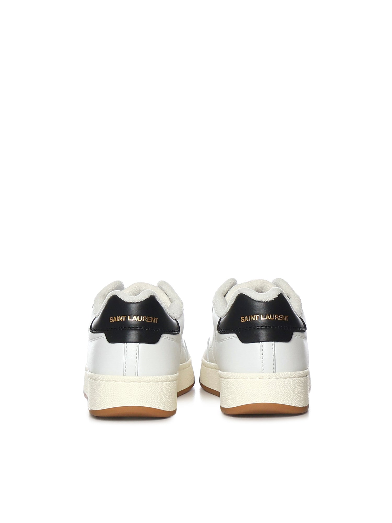 Saint Laurent Sneakers Optical White/black Calfskin