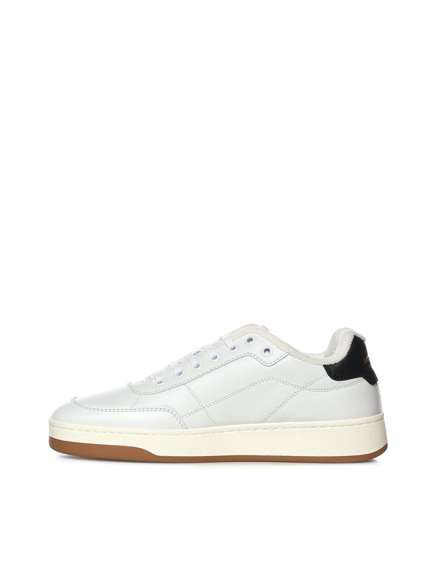 Saint Laurent Sneakers Optical White/black Calfskin
