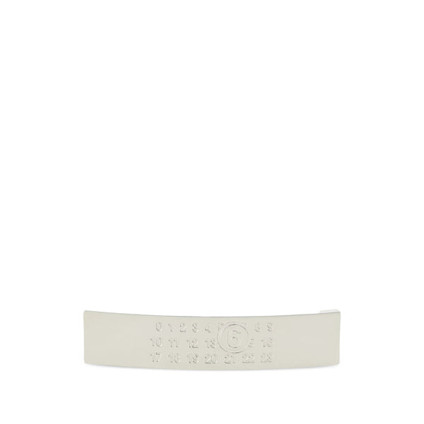 Hair Clip Silver-Tone Metal Accessories