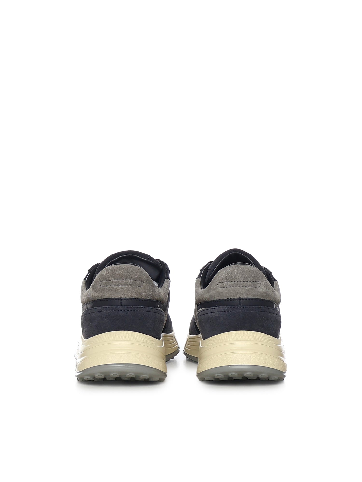 Hogan Sneakers Blue Leather/suede