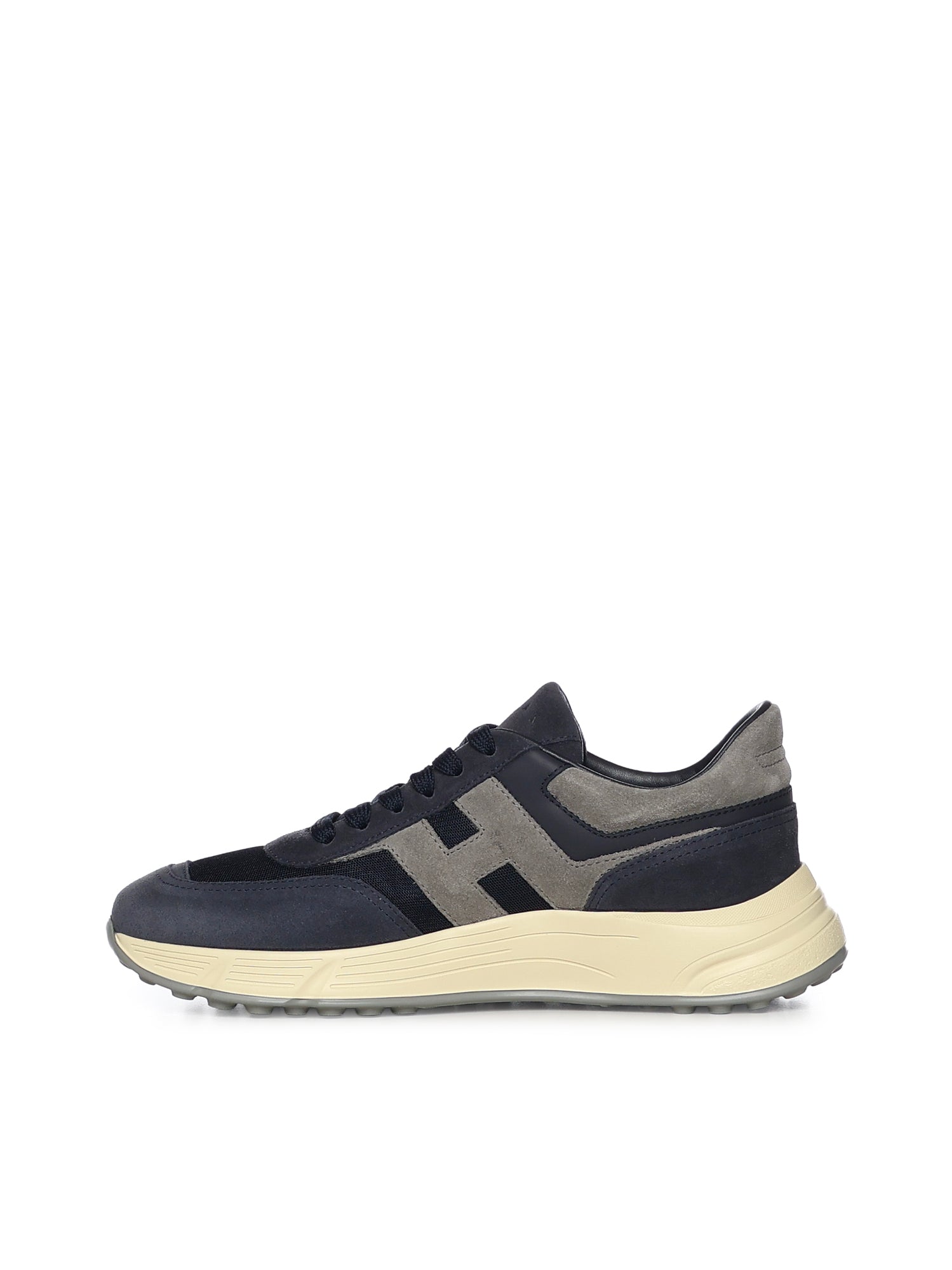 Hogan Sneakers Blue Leather/suede