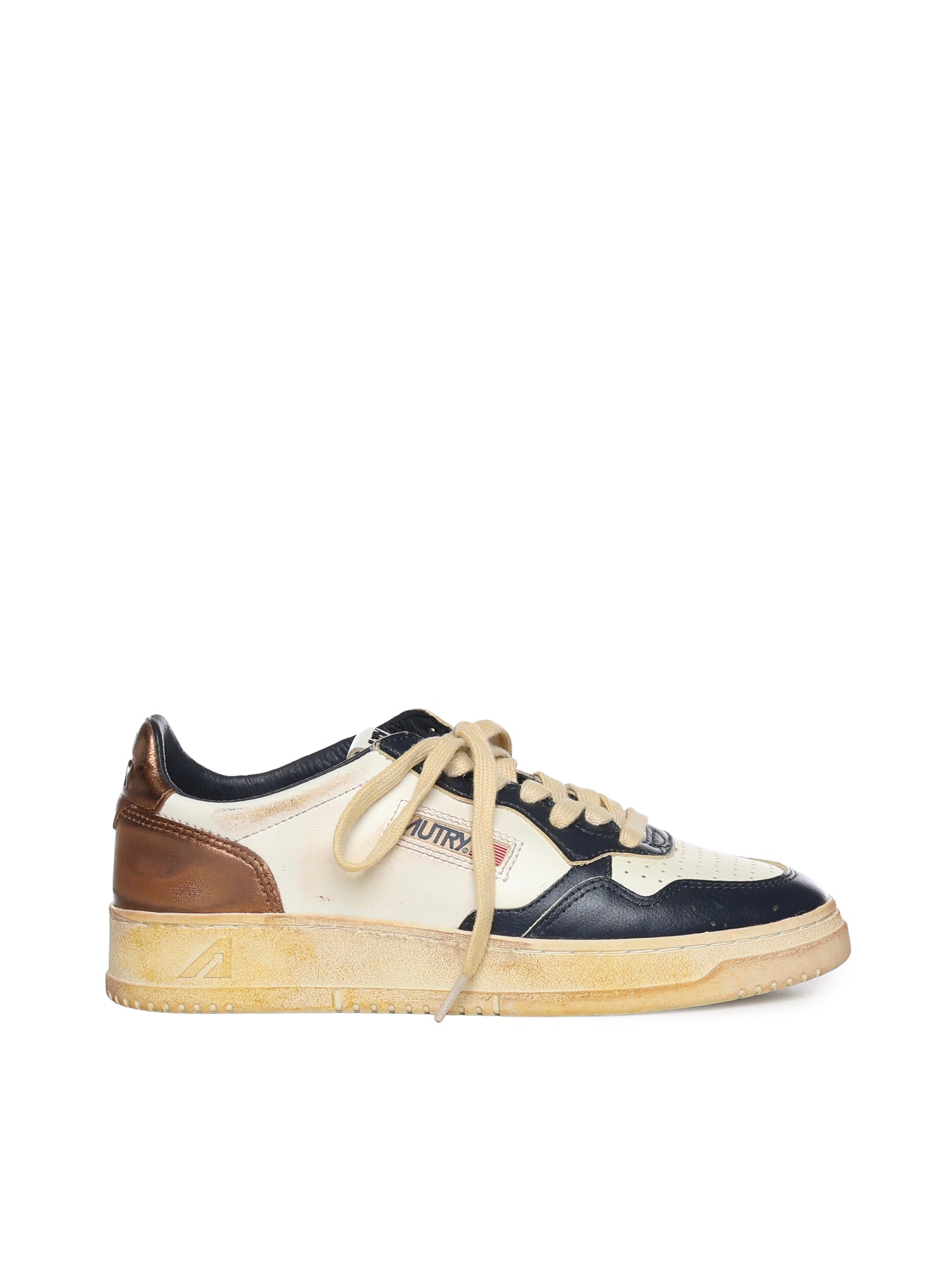 AUTRY Sneakers White/copper/space Leather