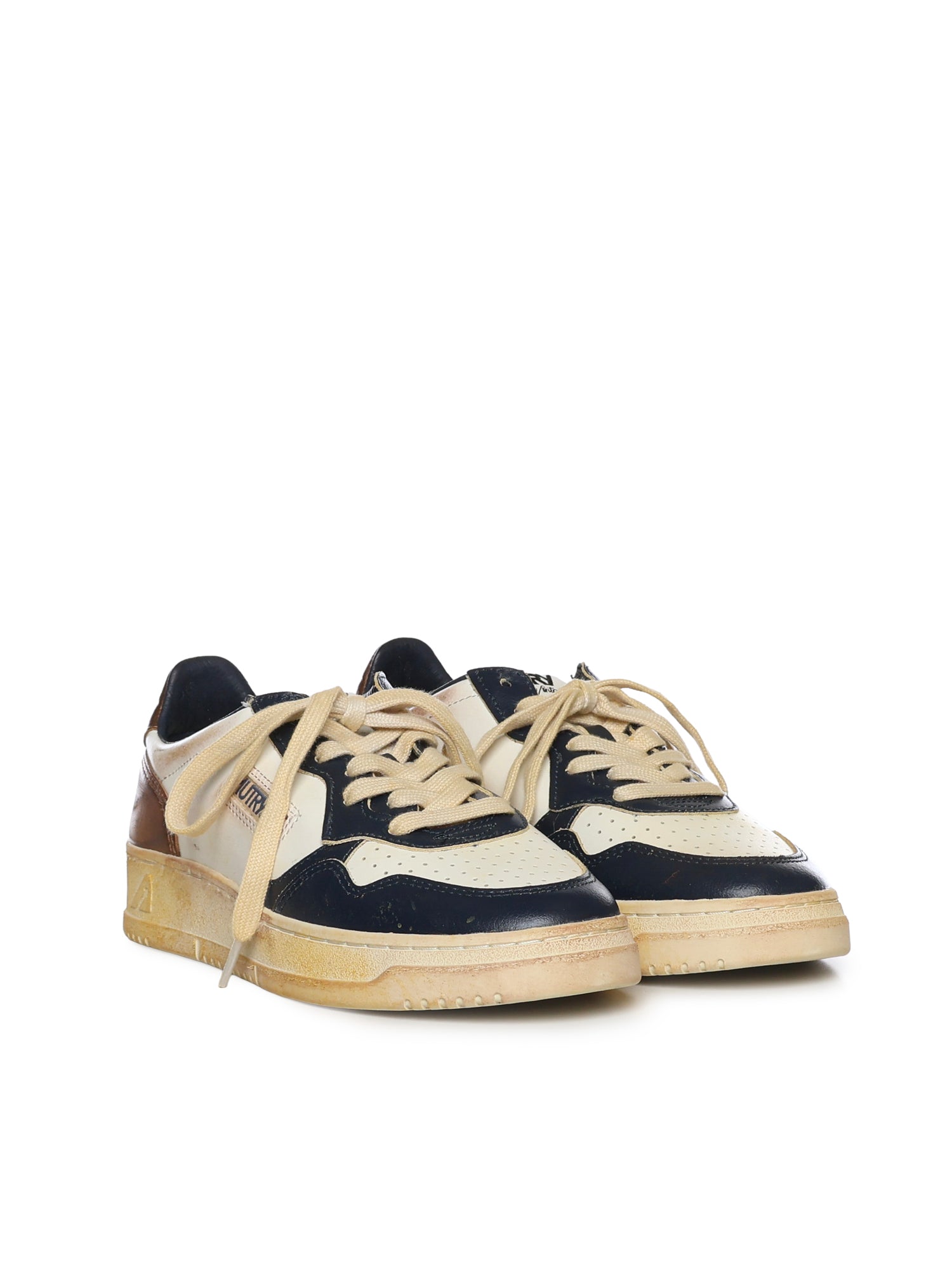 AUTRY Sneakers White/copper/space Leather