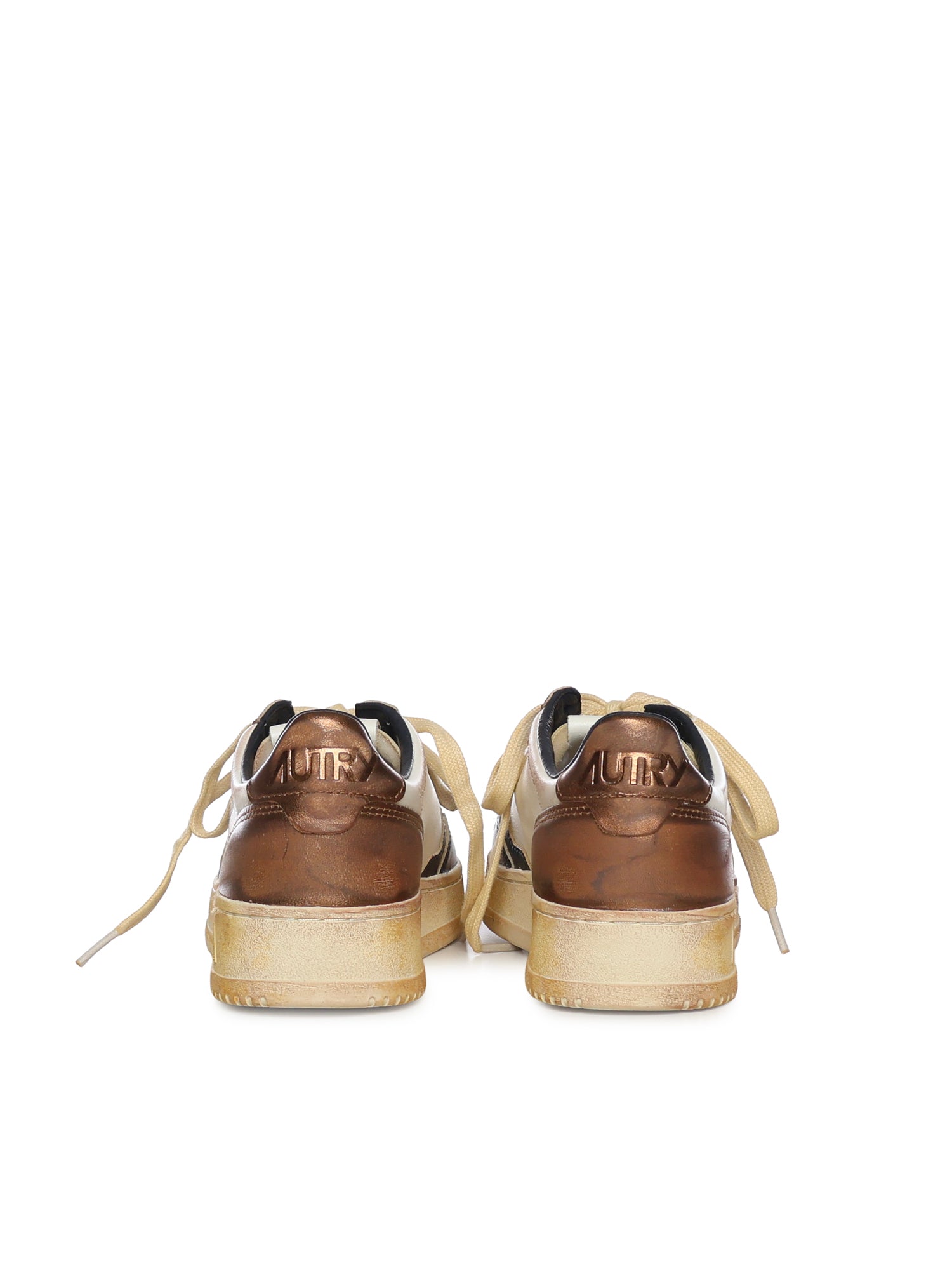 AUTRY Sneakers White/copper/space Leather
