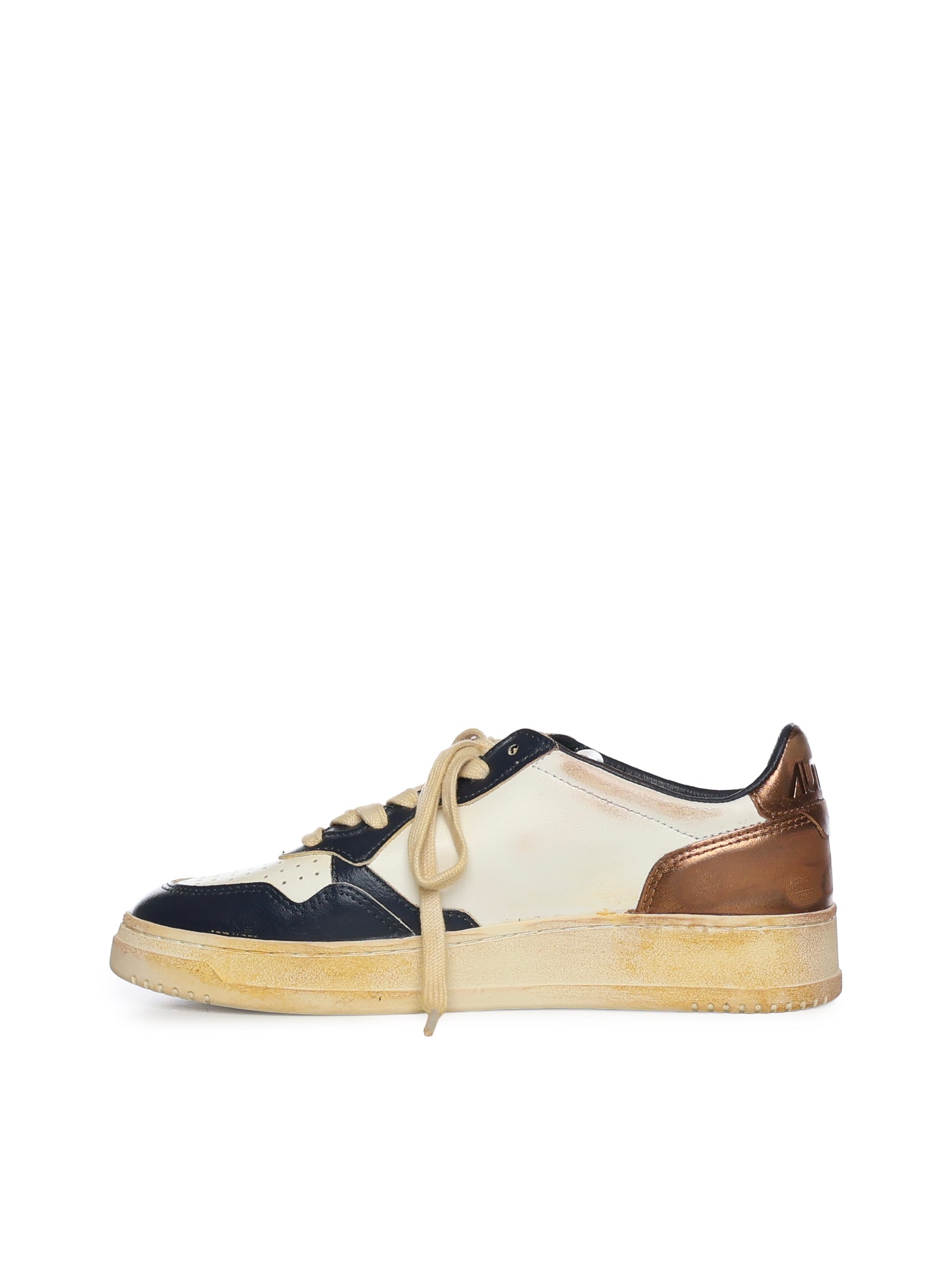 AUTRY Sneakers White/copper/space Leather