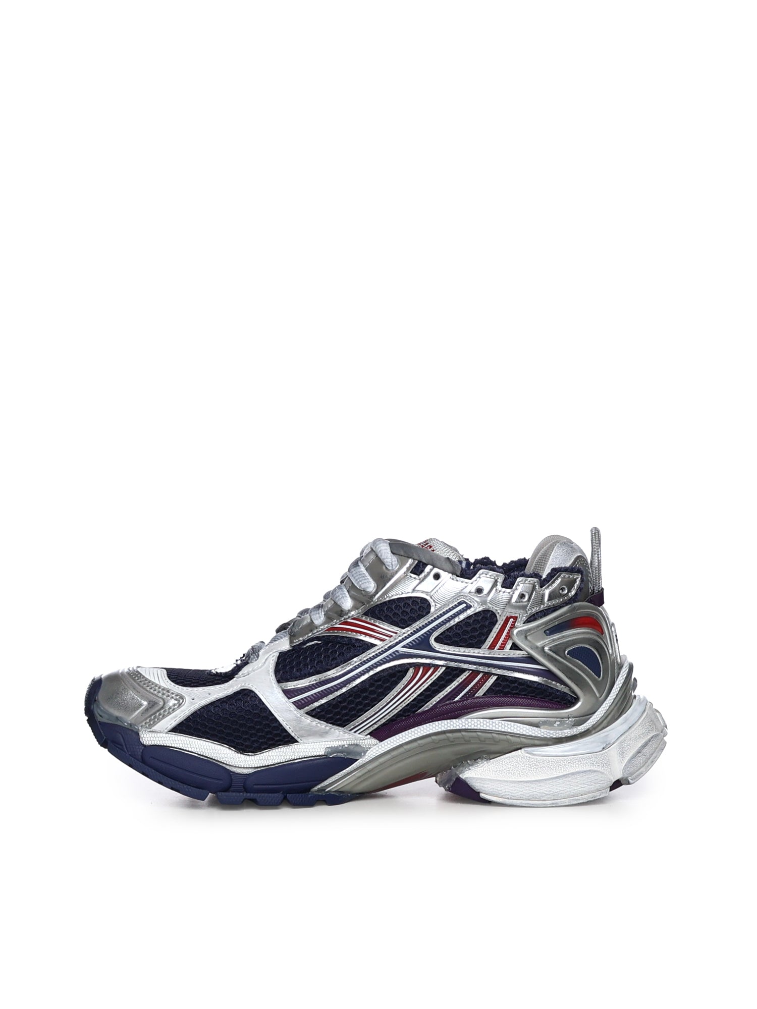 Balenciaga Sneakers Navy / Red Grey Polyurethane/polyester