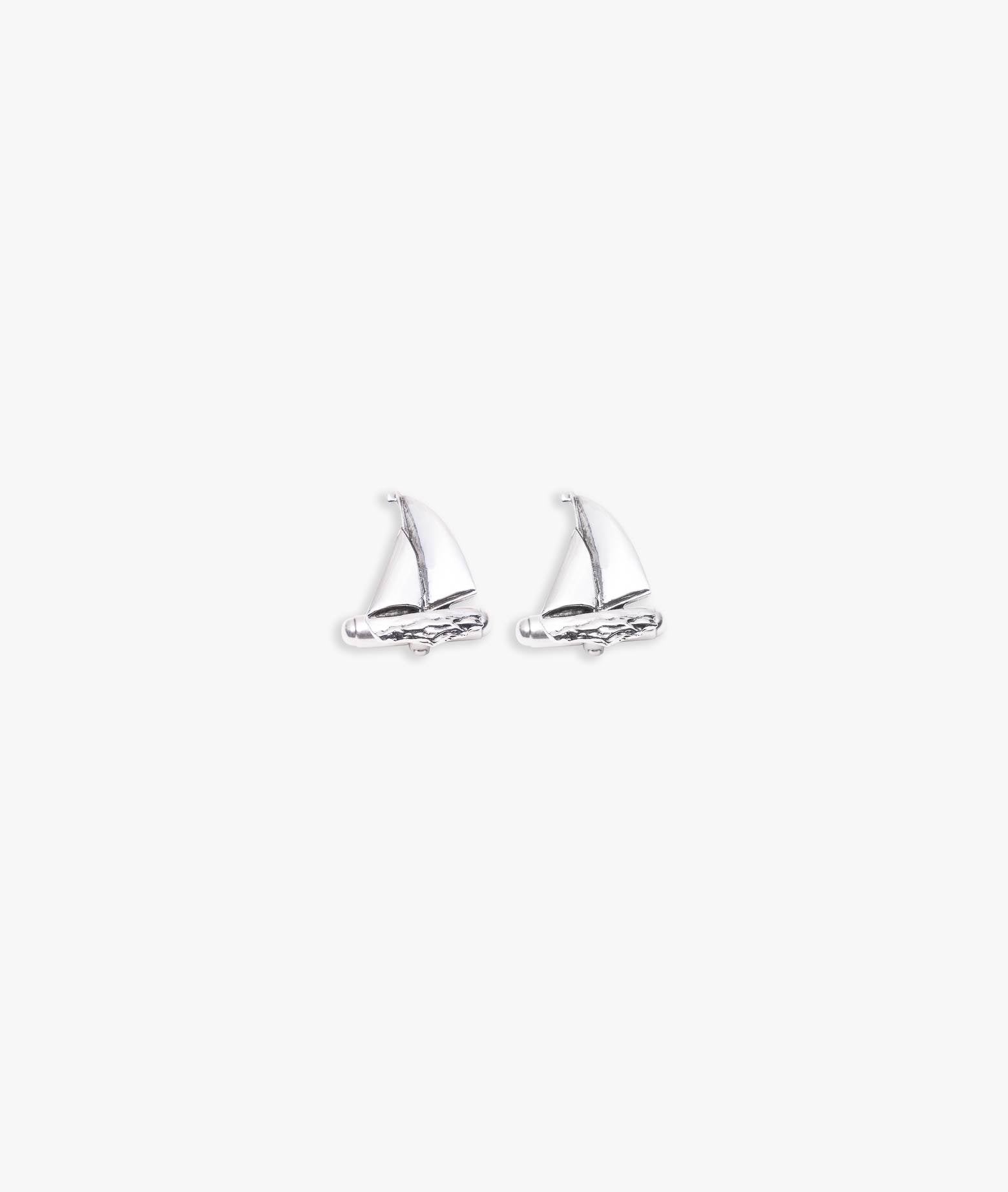 Cufflinks Sailboat Neutral
