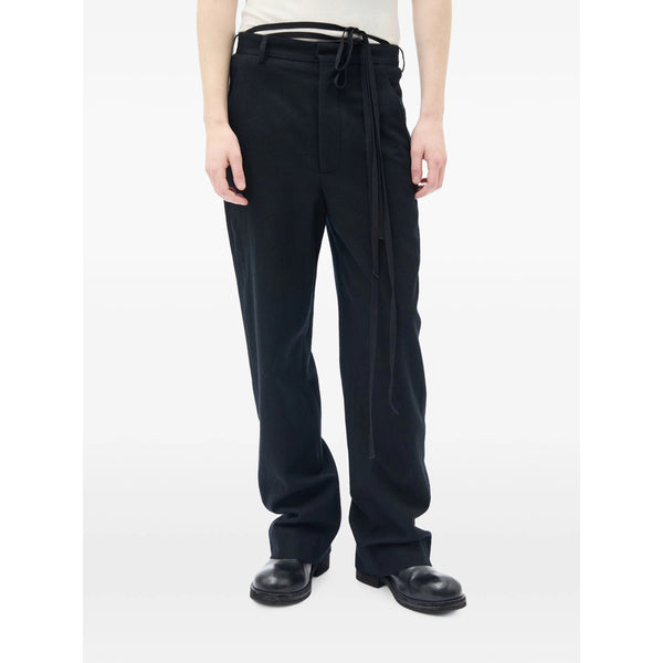 Tailored Trousers Black Wool