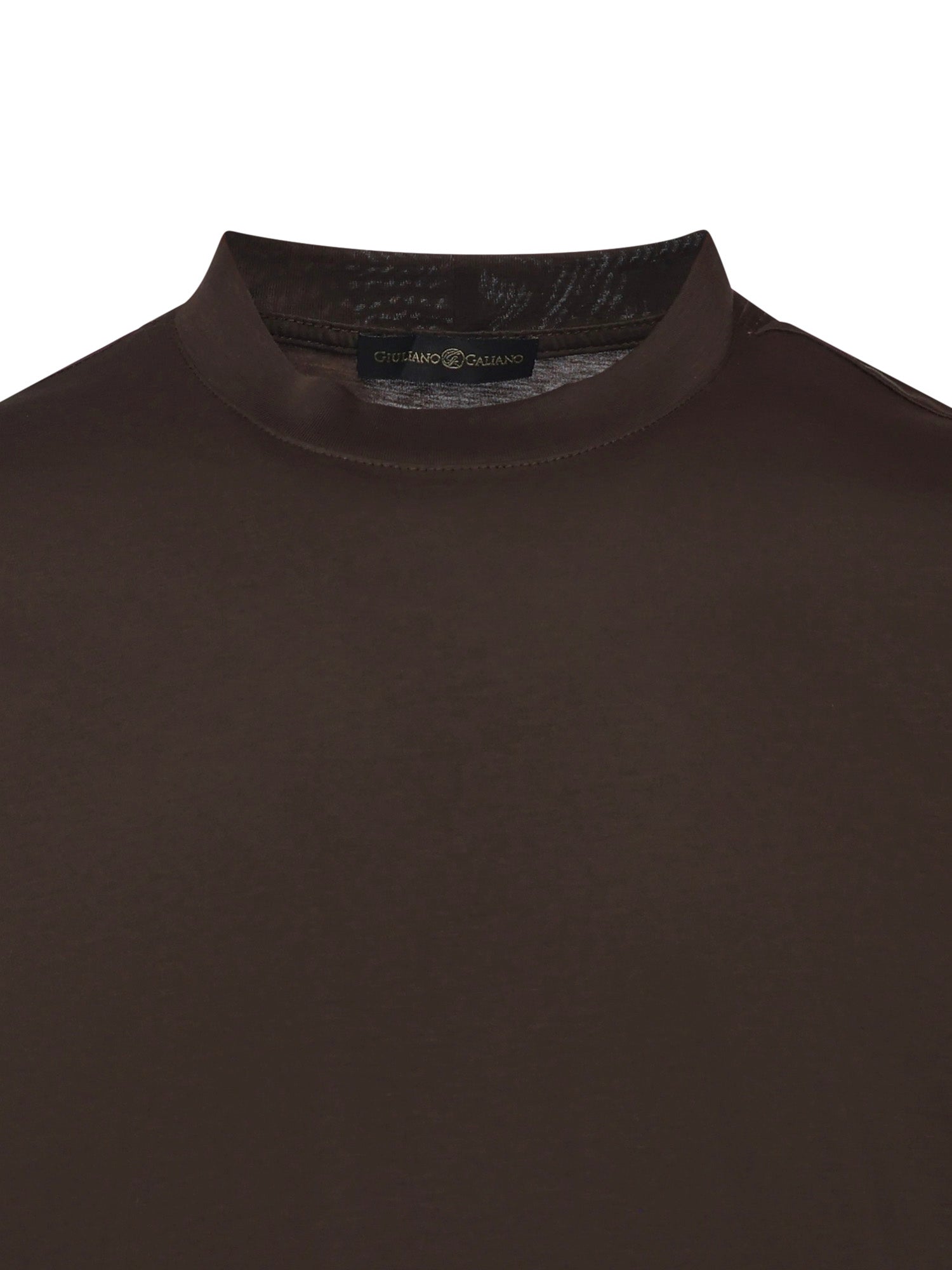 Giuliano Galiano T-shirts and Polos Dark Brown Cotton