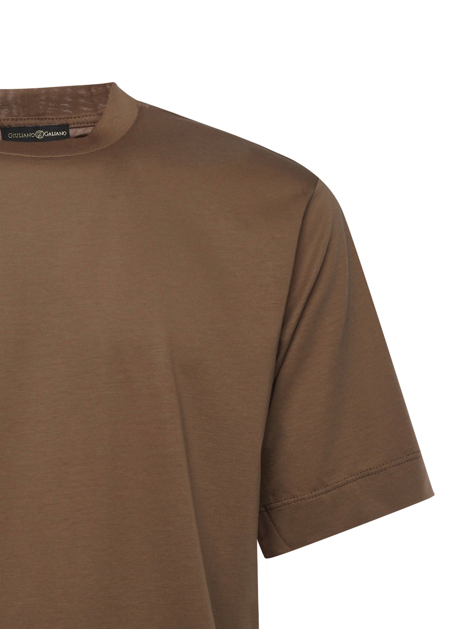 Giuliano Galiano T-shirts and Polos Mud 100 % Cotton