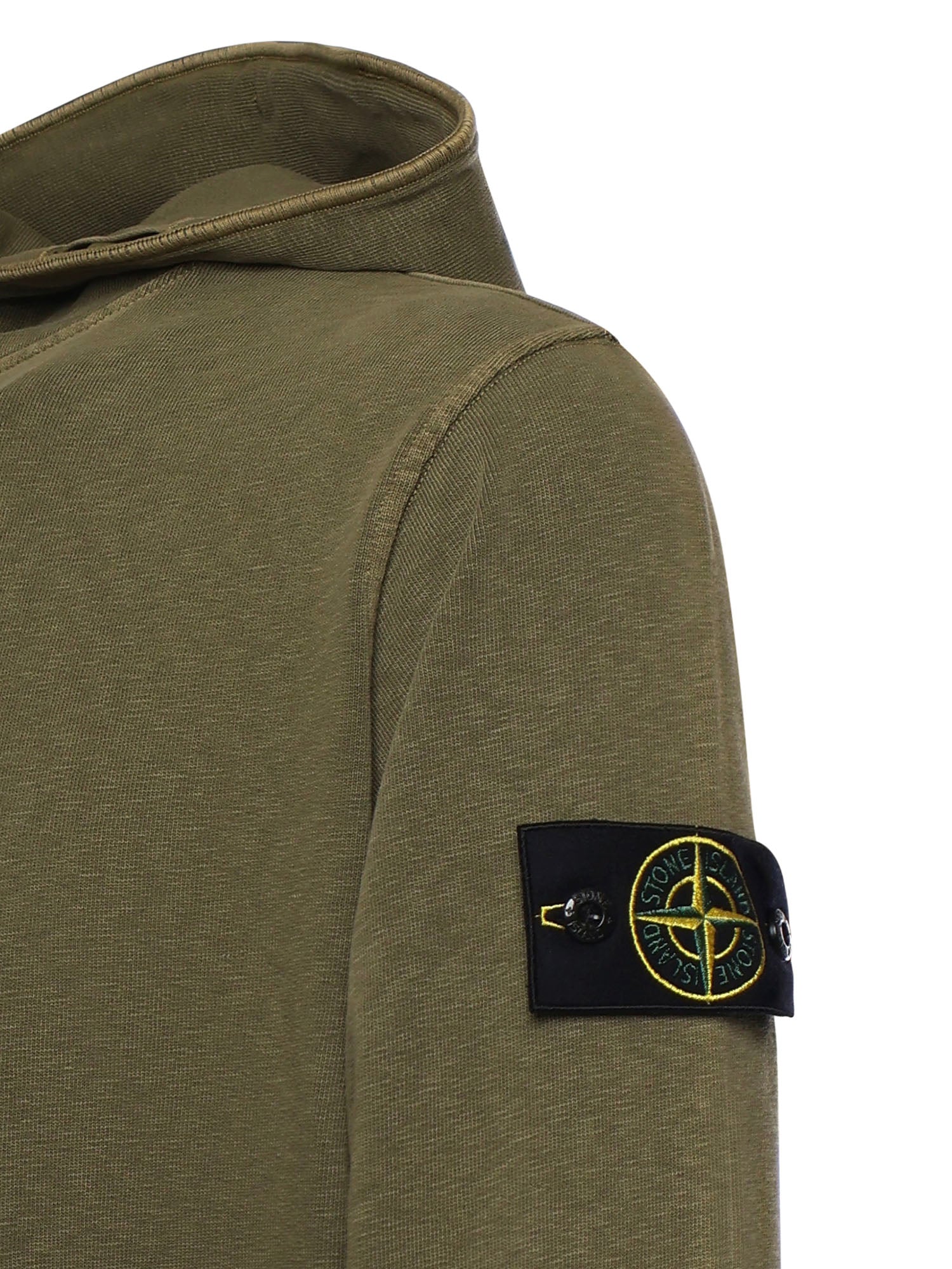 Stone Island Sweaters Military Green Cotton
