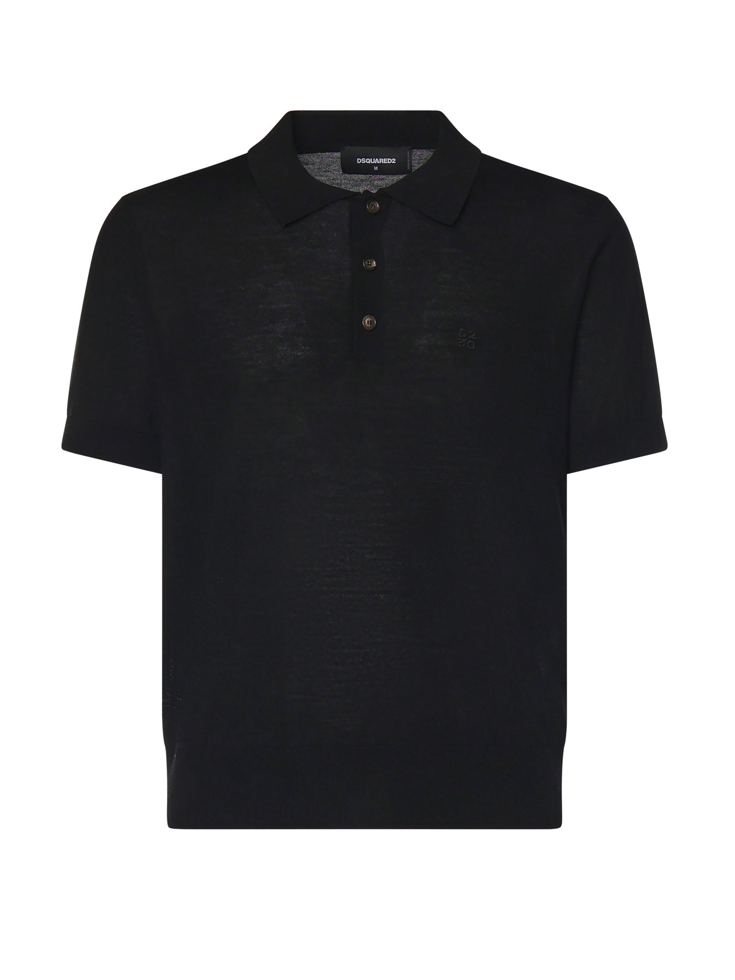 Dsquared2 T-shirts and Polos Black Wool