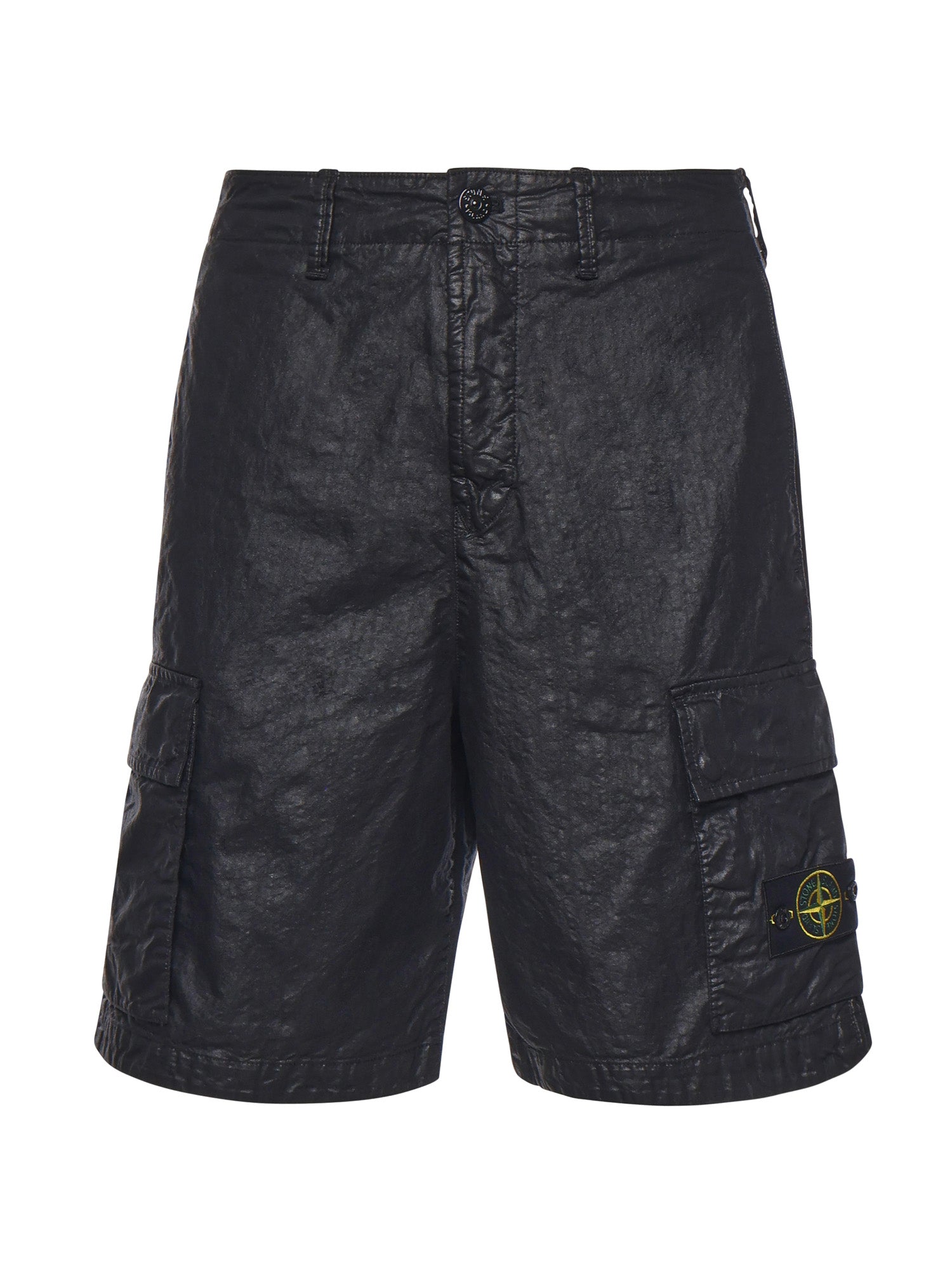 Stone Island Shorts Black Nylon