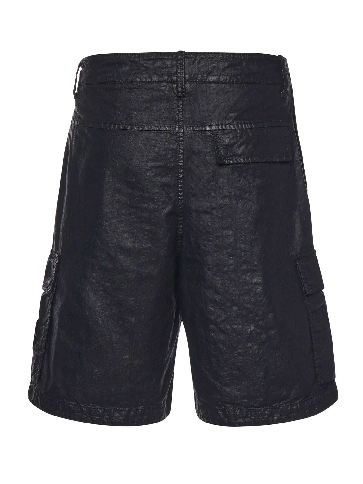Stone Island Shorts Black Nylon