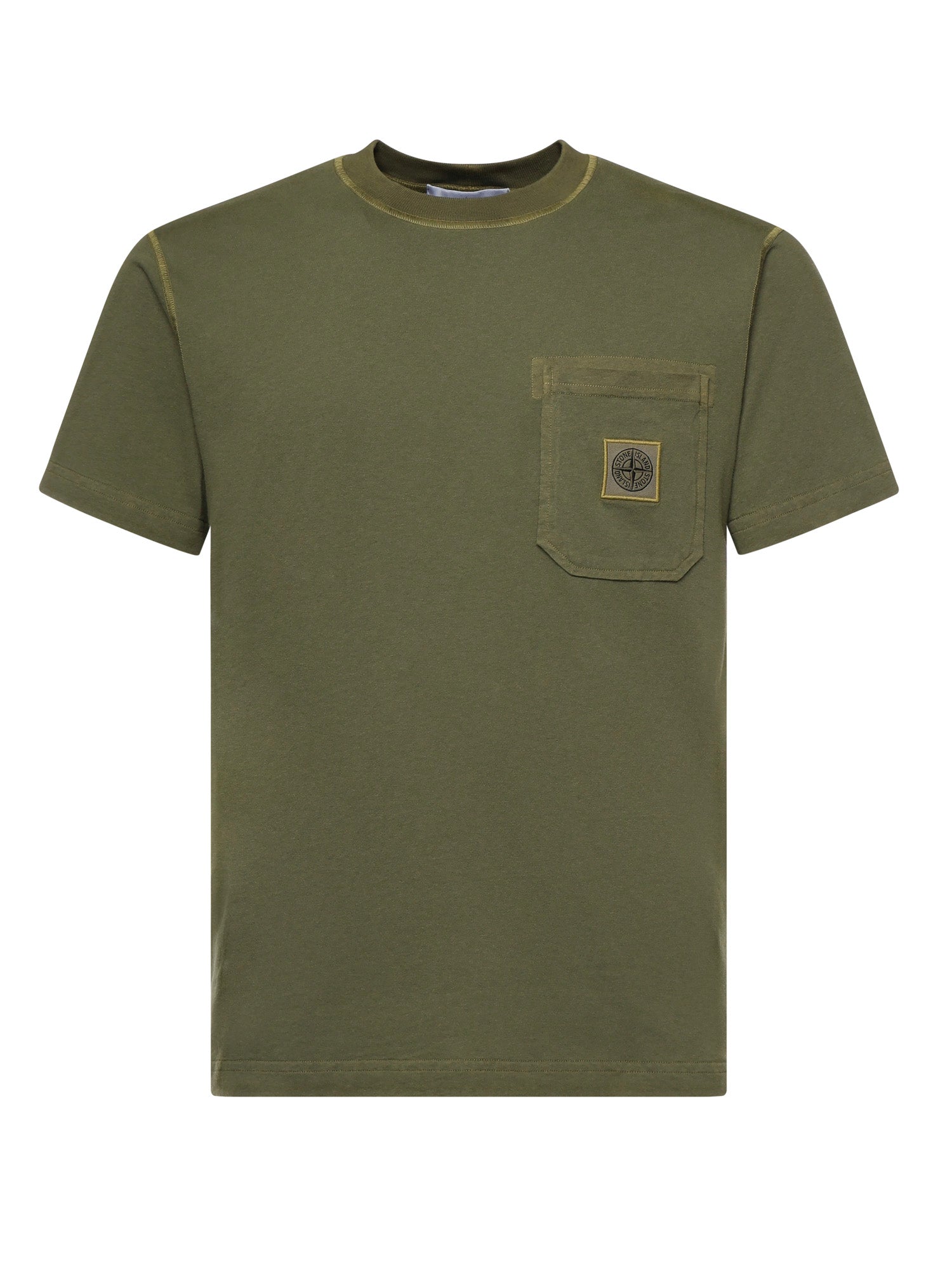 Stone Island T-shirts and Polos Military Green Cotton