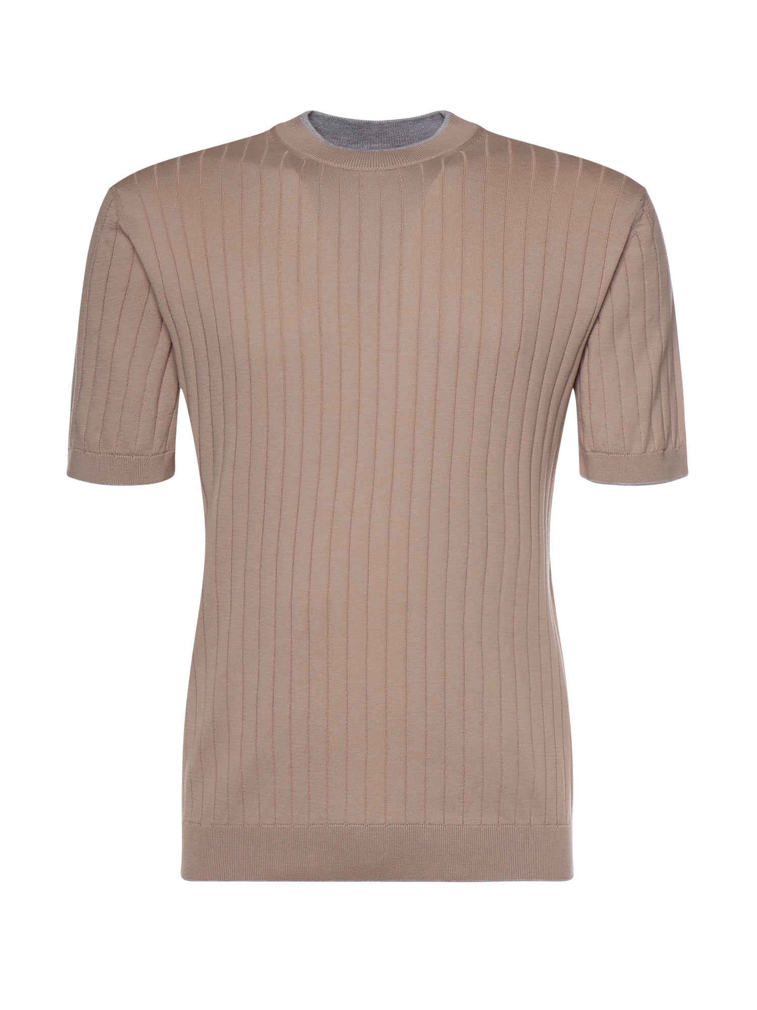 Eleventy T-shirts and Polos Blush/light Grey Cotton