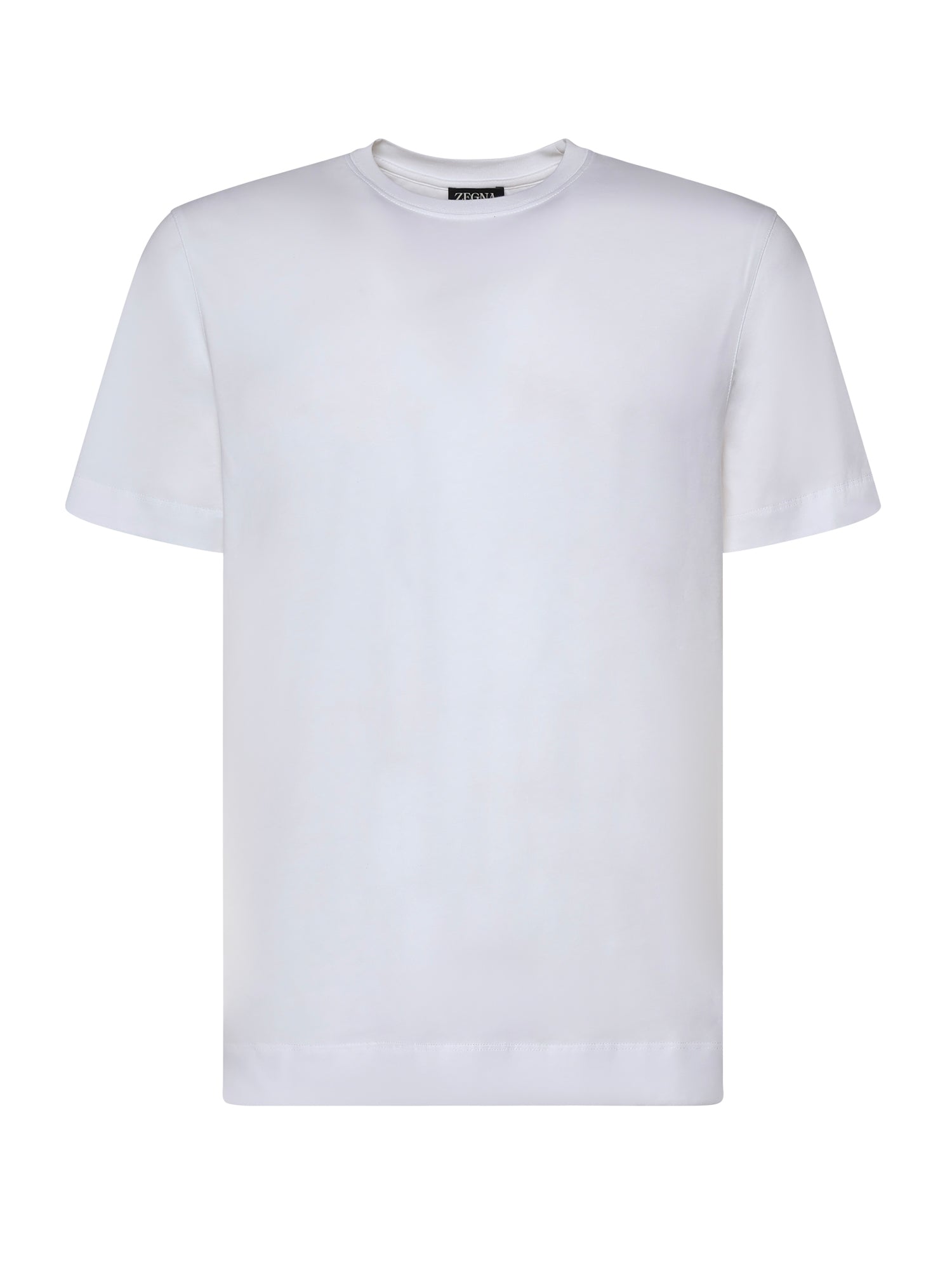 ZEGNA T-shirts and Polos Optical White Cotton