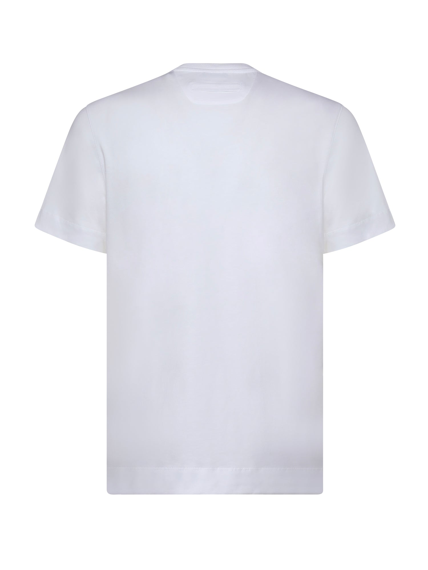 ZEGNA T-shirts and Polos Optical White Cotton