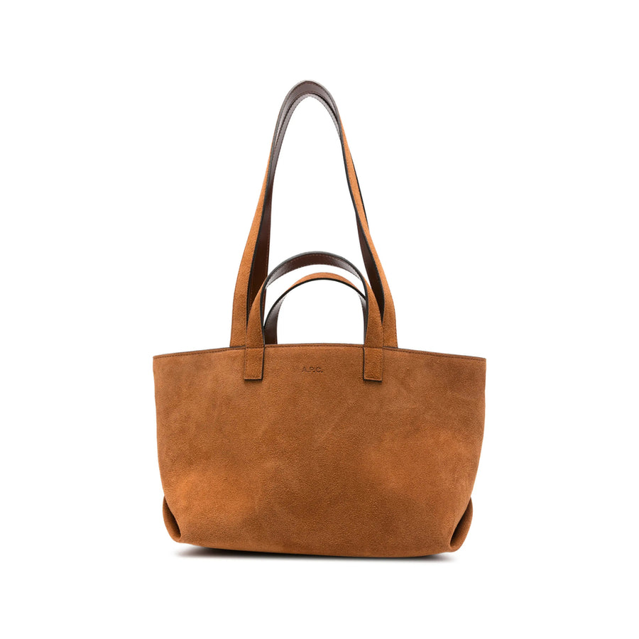 Tote Bag Brown Suede Calf