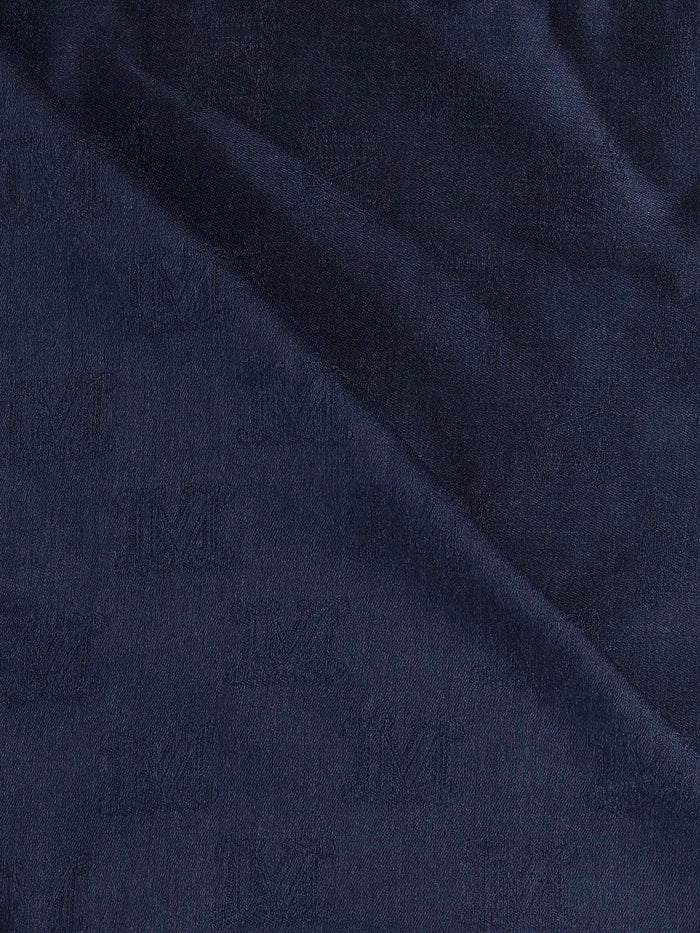 Max Mara Scarfs Blue Wool