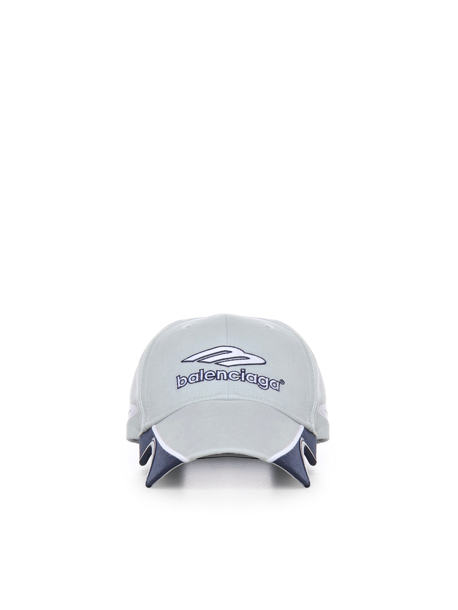 Balenciaga Hats Light Grey / Blue Cotton