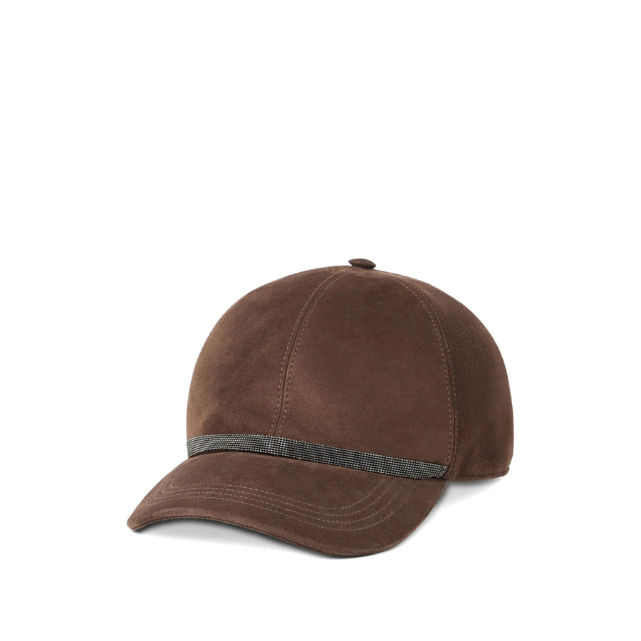 Suede Cap Brown Hat