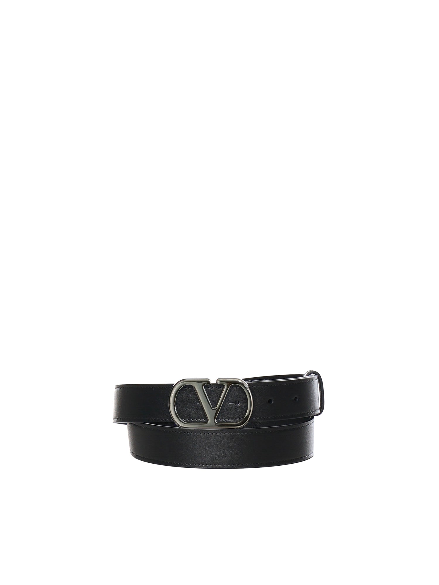 Valentino Garavani Belts Black Calfskin