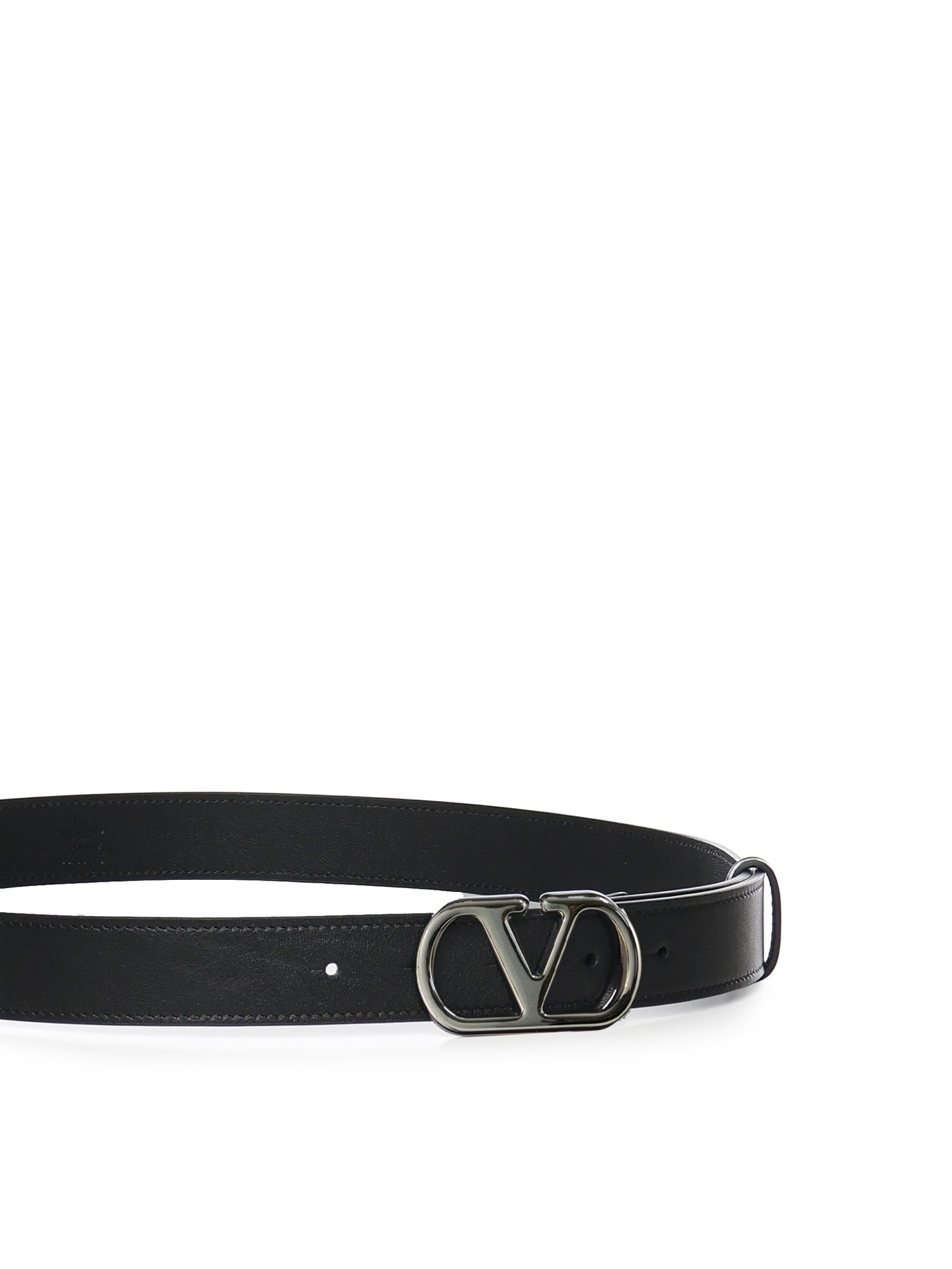 Valentino Garavani Belts Black Calfskin