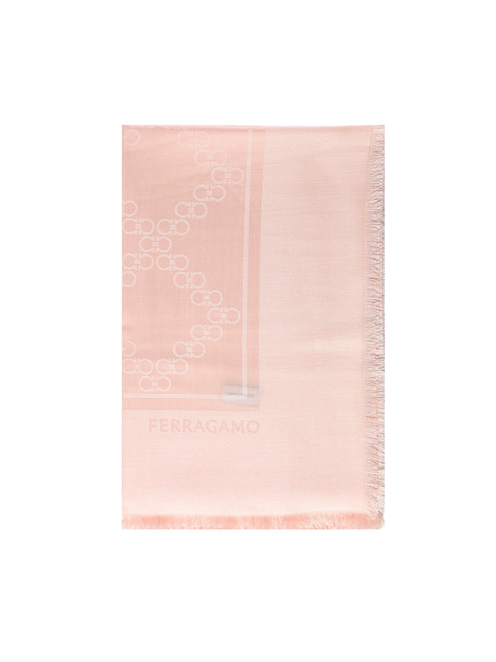 Ferragamo Scarfs Pink Silk