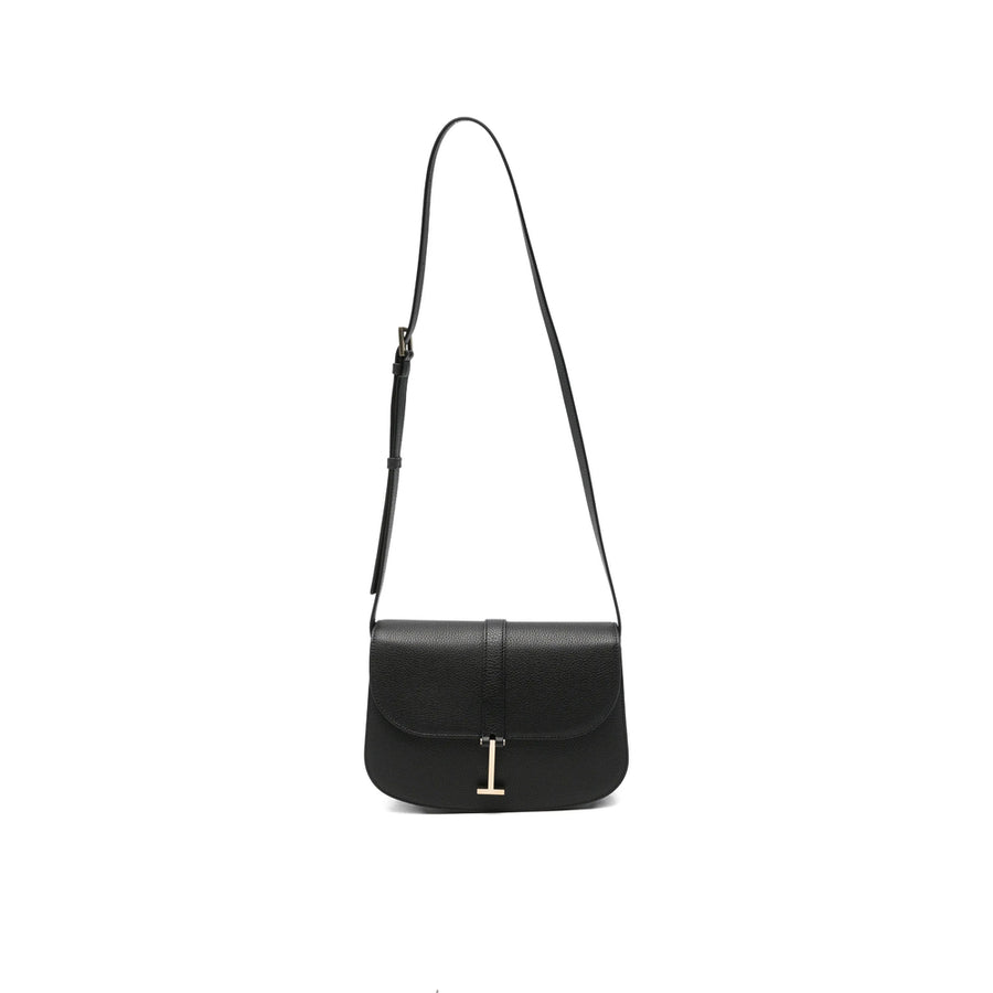Shoulder Bag Black Leather Calf