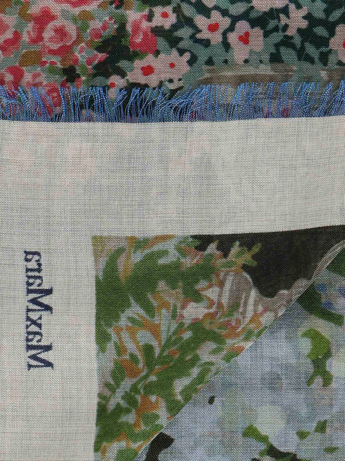Max Mara Scarfs White Ivory Virgin Wool