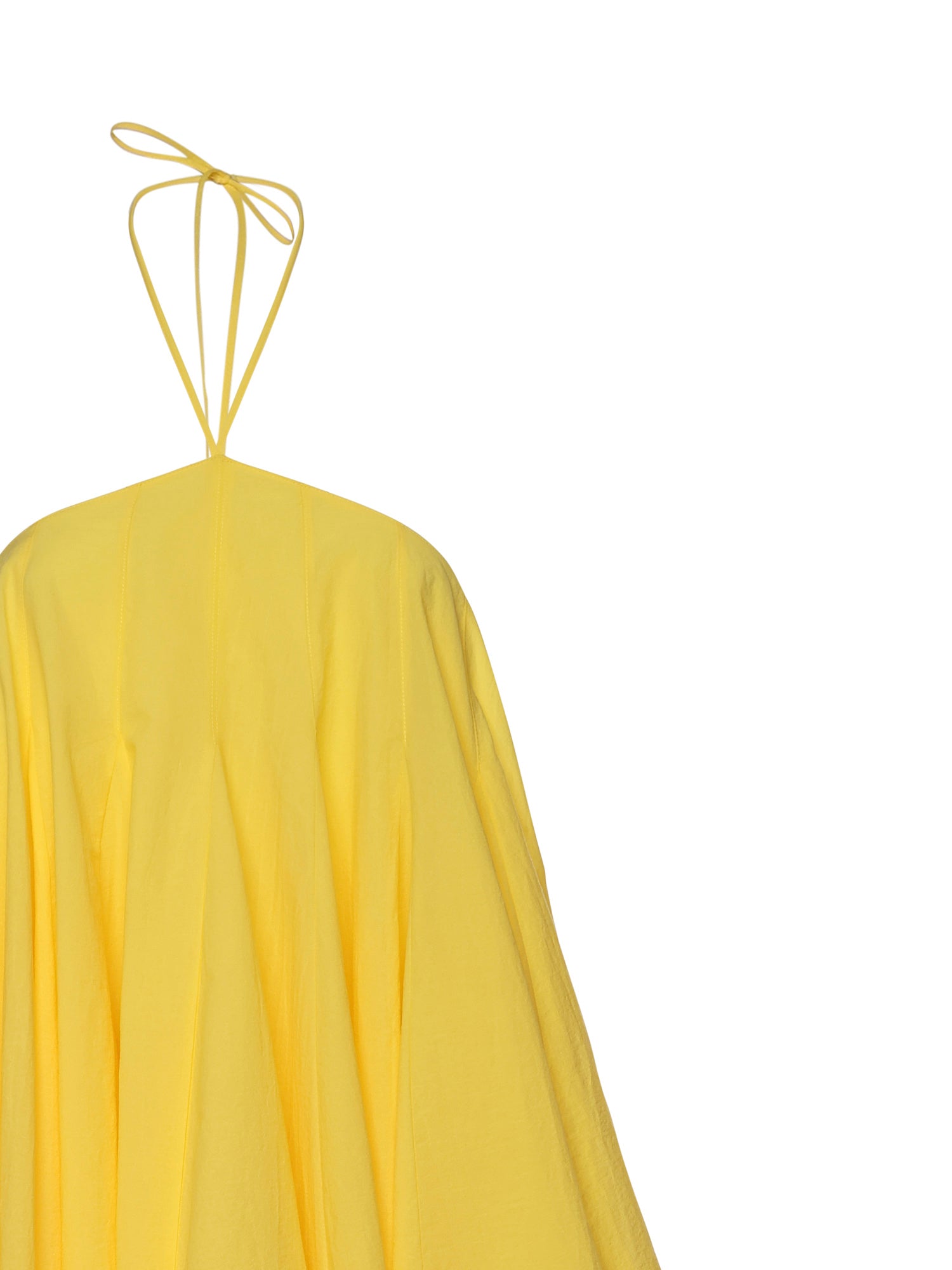 JACQUEMUS Dresses Yellow Cotton Polyamide