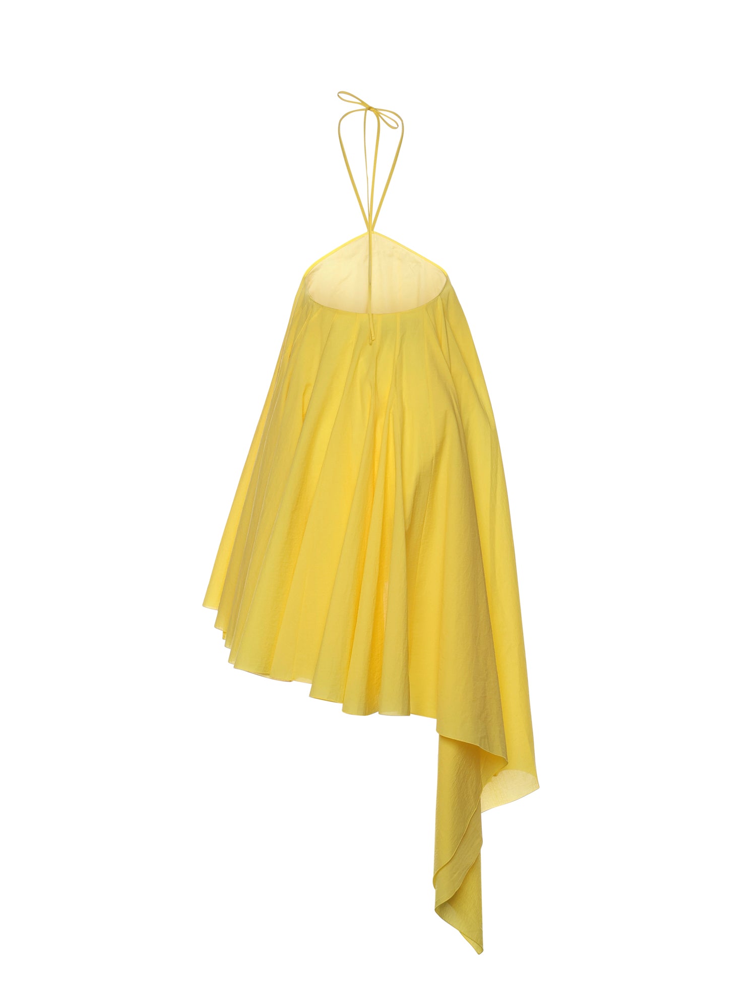 JACQUEMUS Dresses Yellow Cotton Polyamide