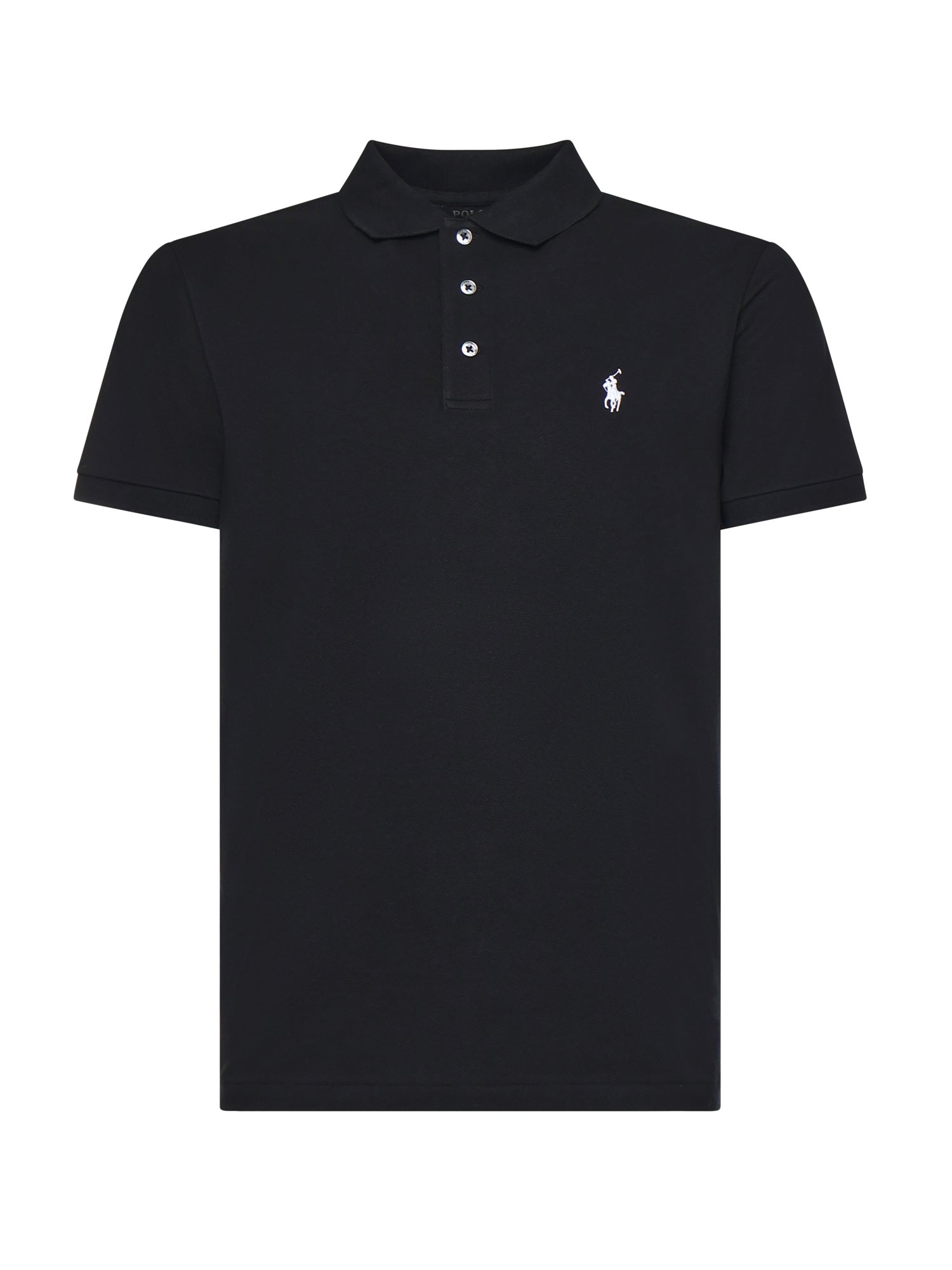 Polo Ralph Lauren T-shirts and Polos Black Cotton Elastane