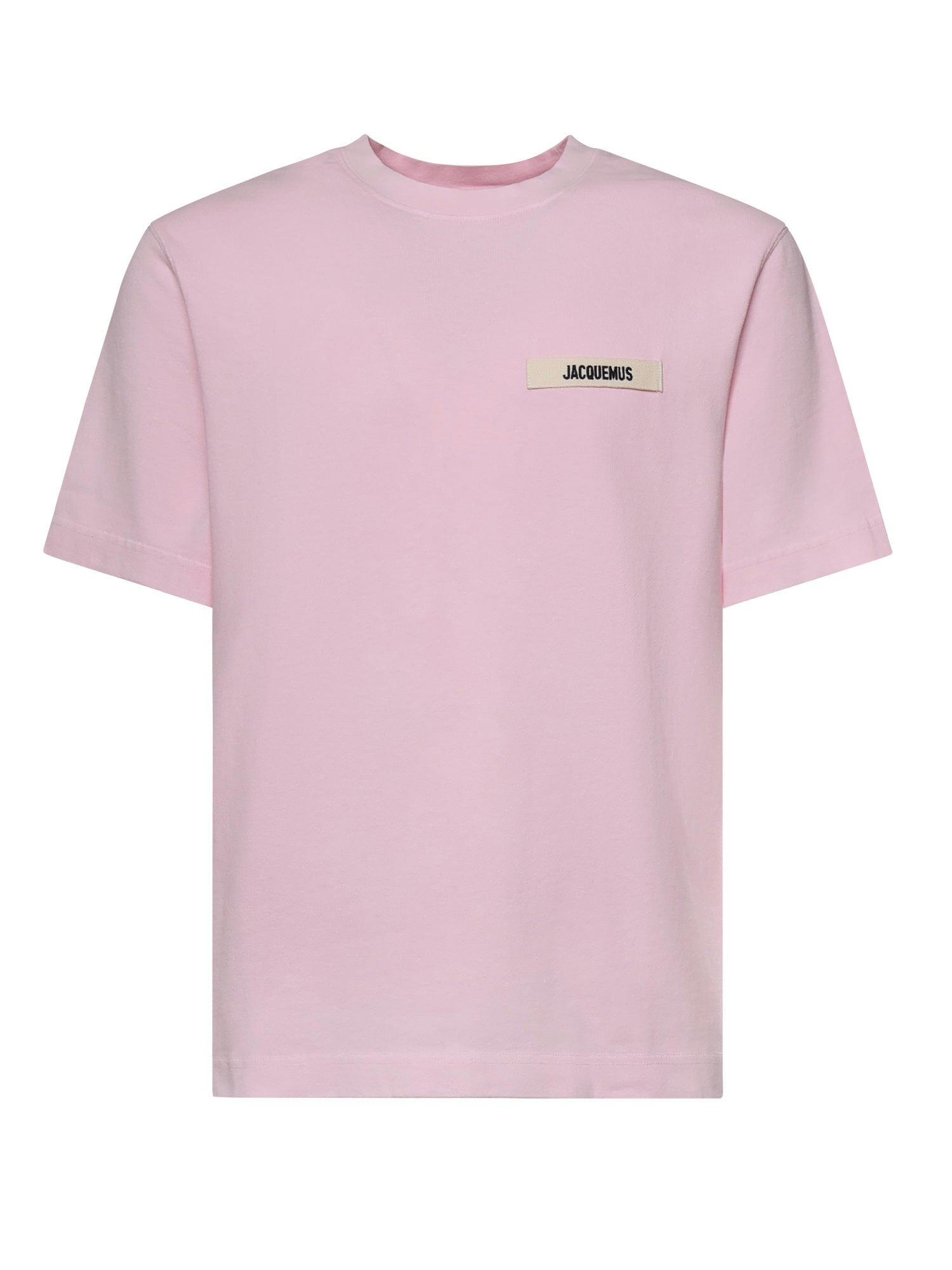 JACQUEMUS T-shirts and Polos Pink Organic Cotton