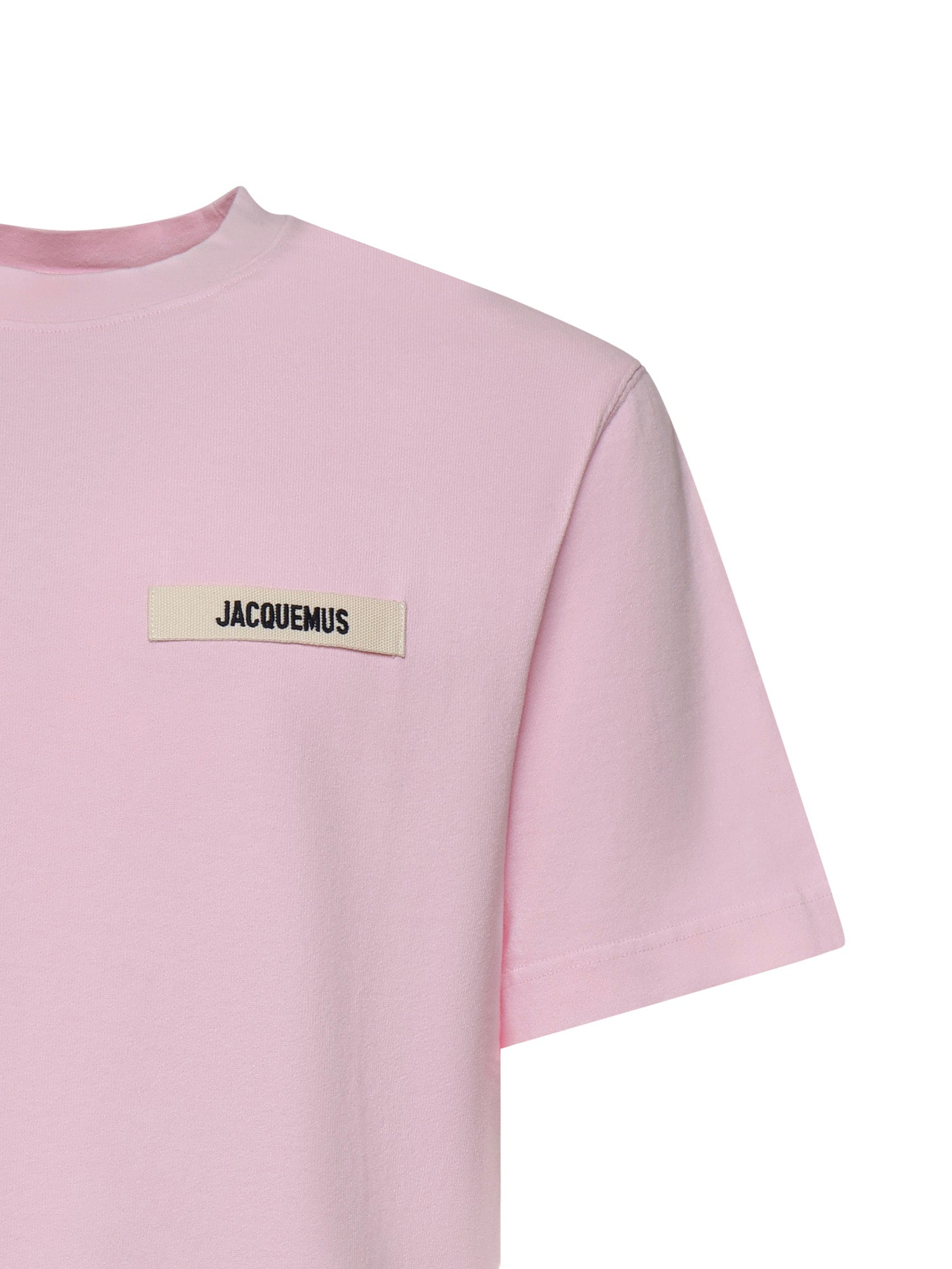 JACQUEMUS T-shirts and Polos Pink Organic Cotton