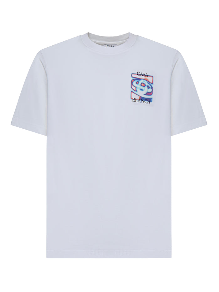 Casablanca T-shirts and Polos White Organic Cotton