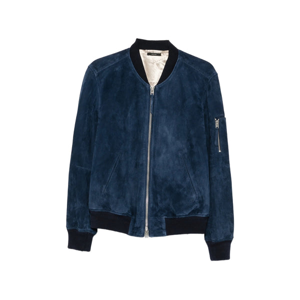 Leather Jacket Blue
