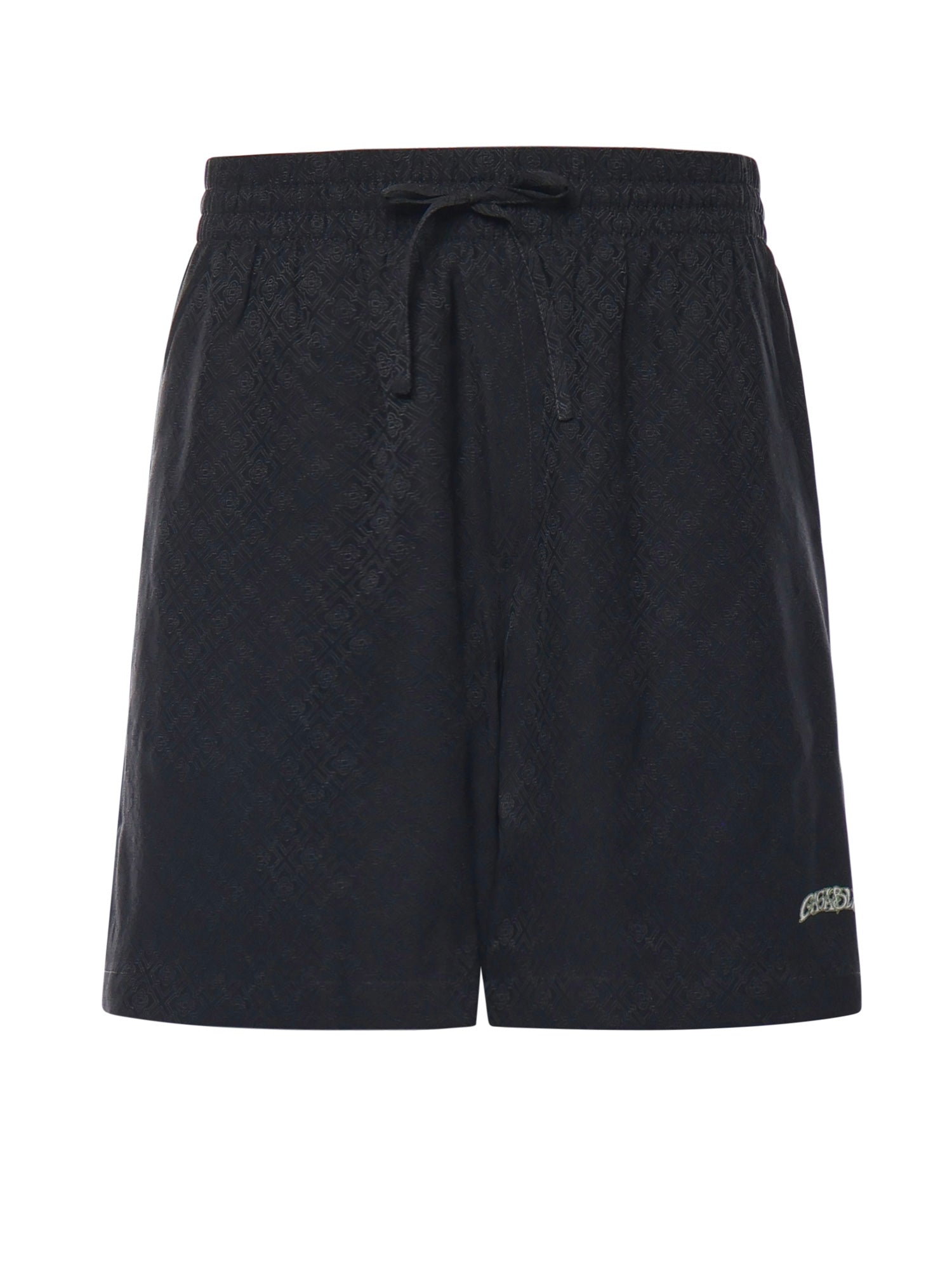 Casablanca Shorts Black Silk