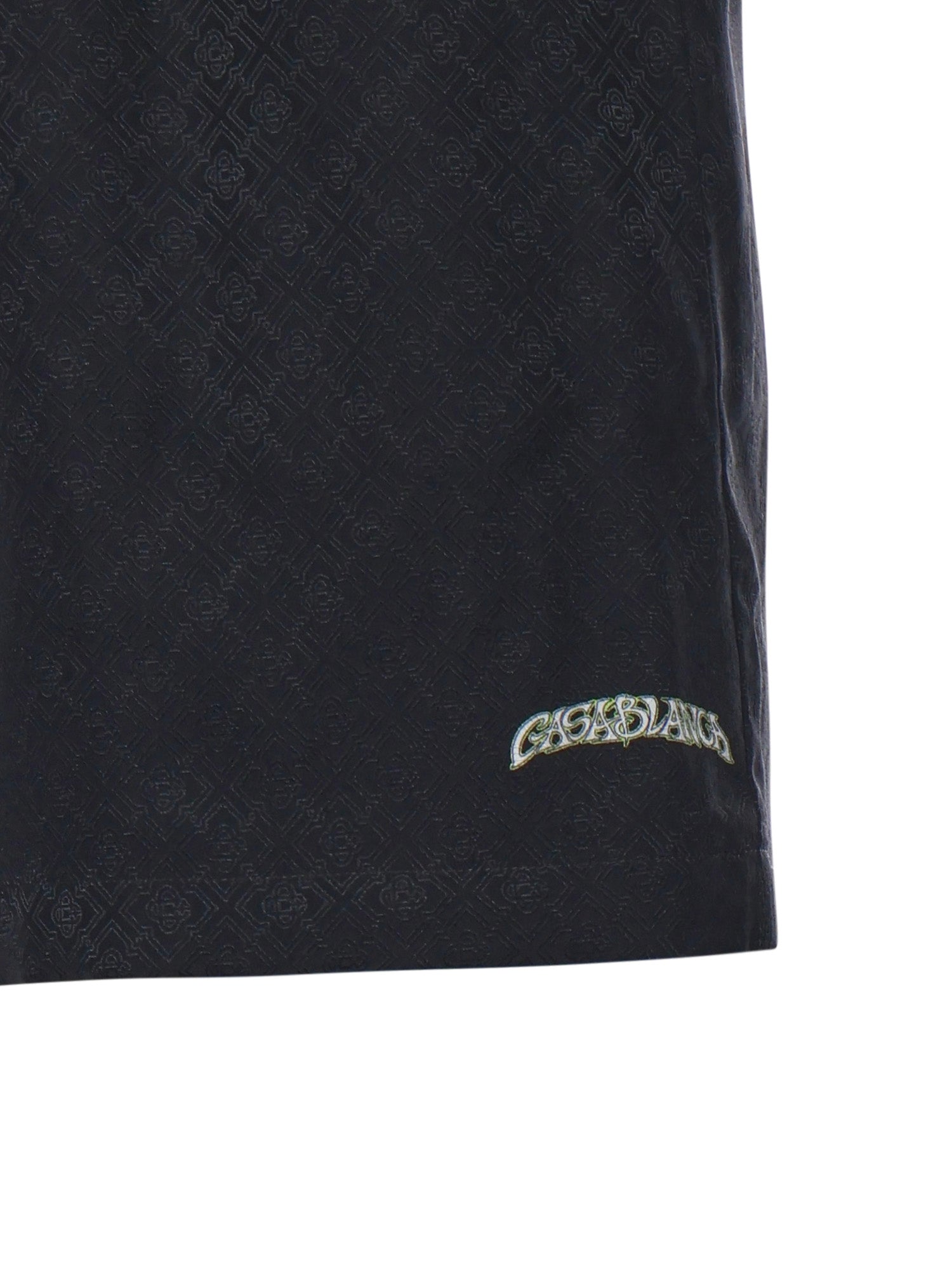 Casablanca Shorts Black Silk