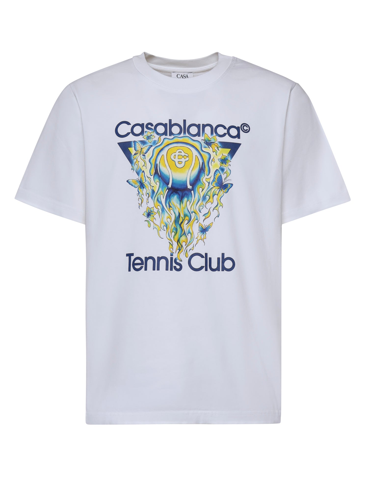 Casablanca T-shirts and Polos White Organic Cotton