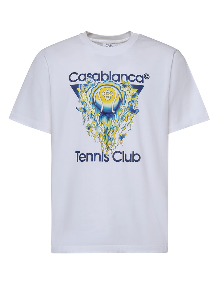 Casablanca T-shirts and Polos White Organic Cotton