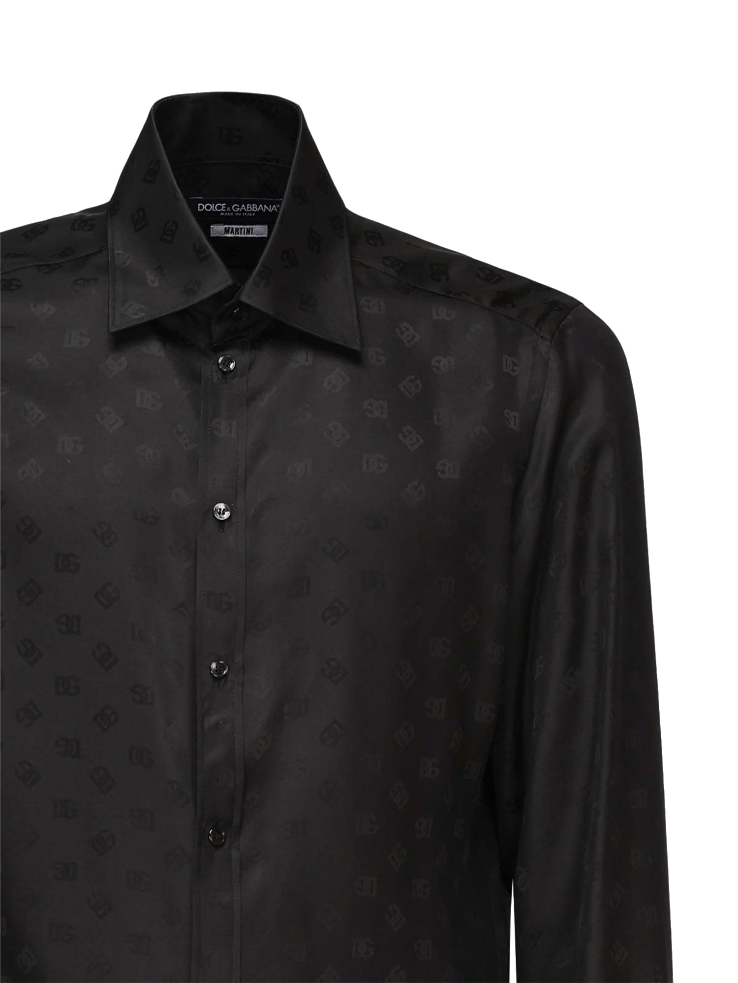Dolce & Gabbana Shirts Black Silk