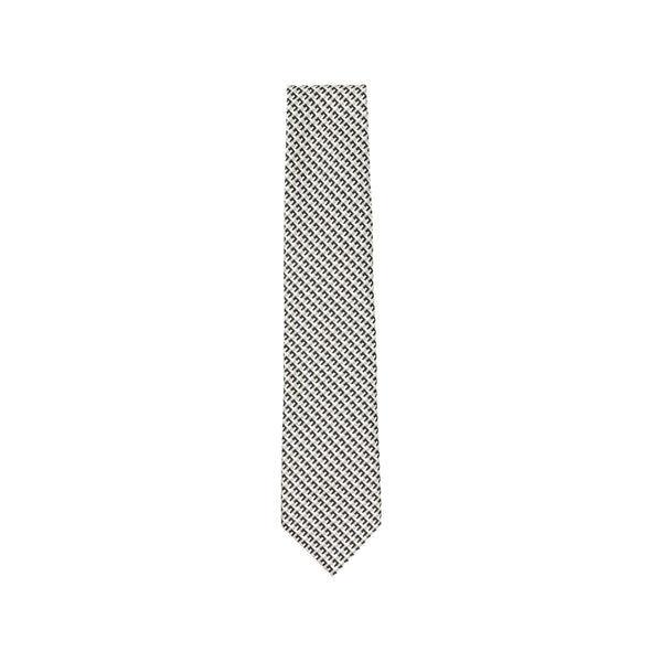 Silk Tie Neutrals-Black Neutrals/black Ties & Bow
