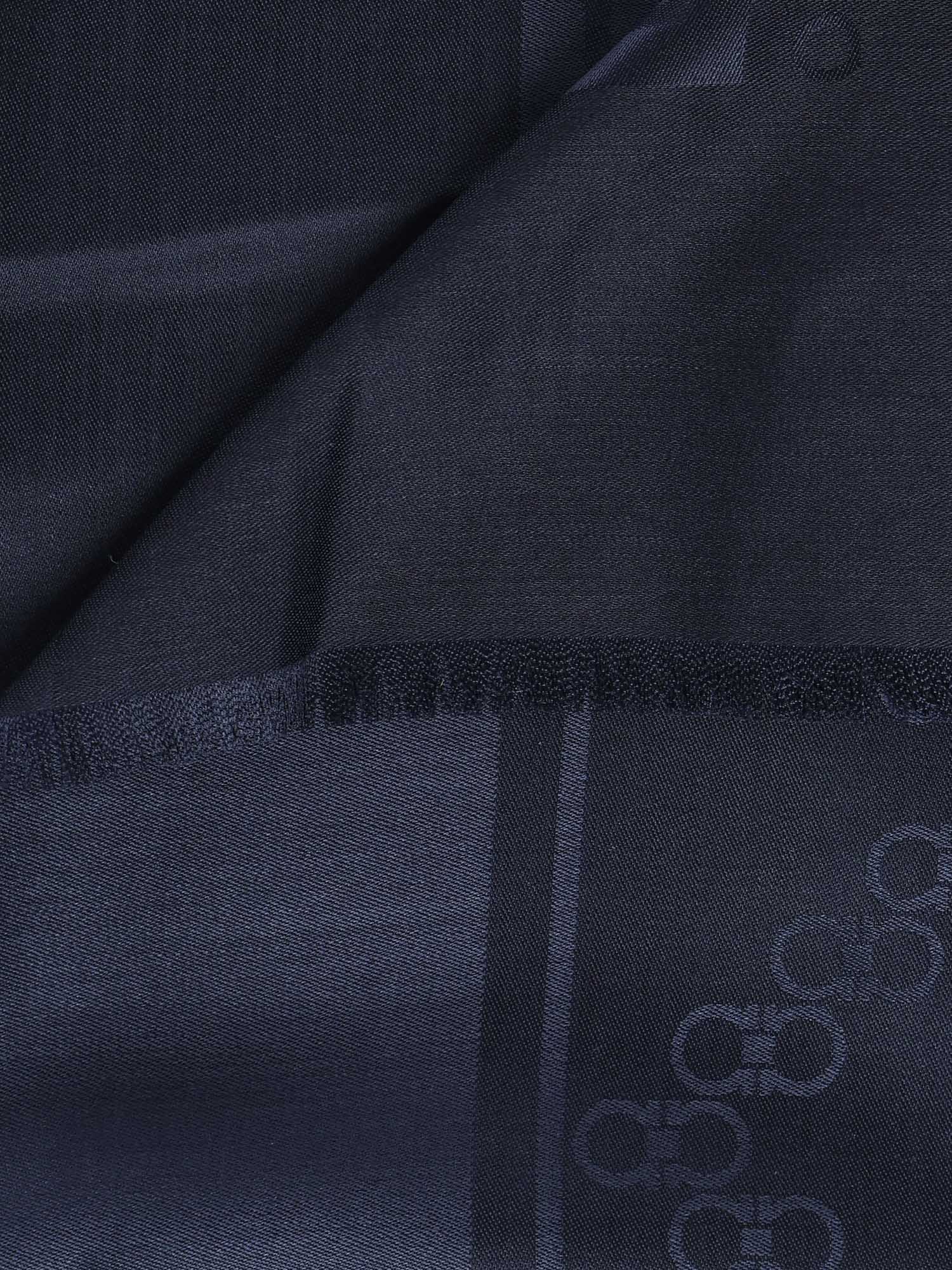 Ferragamo Scarfs Blue Silk