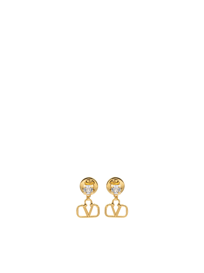 Valentino Garavani Bijoux Gold/crystal Brass